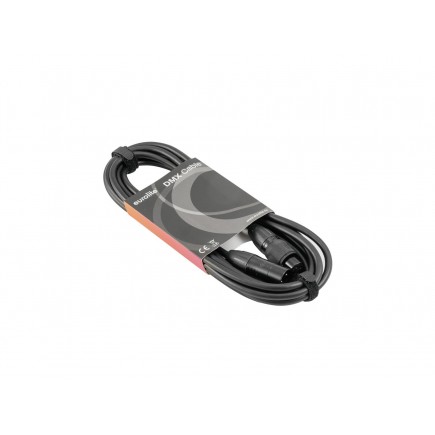 EUROLITE DMX cable SEC-1 IP65 3pin 5m bk